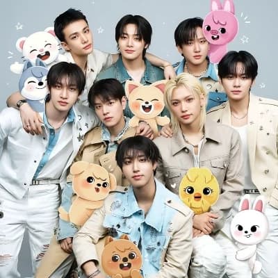 Stray kids - hyunjin and his 8 hybrids thumbnail