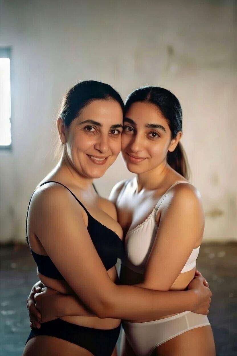 The mother's name is Hanan and the daughter's name is Sara. thumbnail