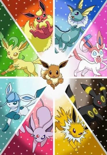 The Eevee evolutions thumbnail