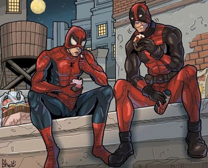 🕸️spider-man-Peter and Wade-deadpool🔫 thumbnail