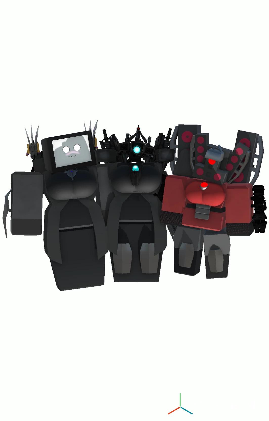 Titan woman trio (Titan camera woman, titan speaker woman, titan tv woman) thumbnail