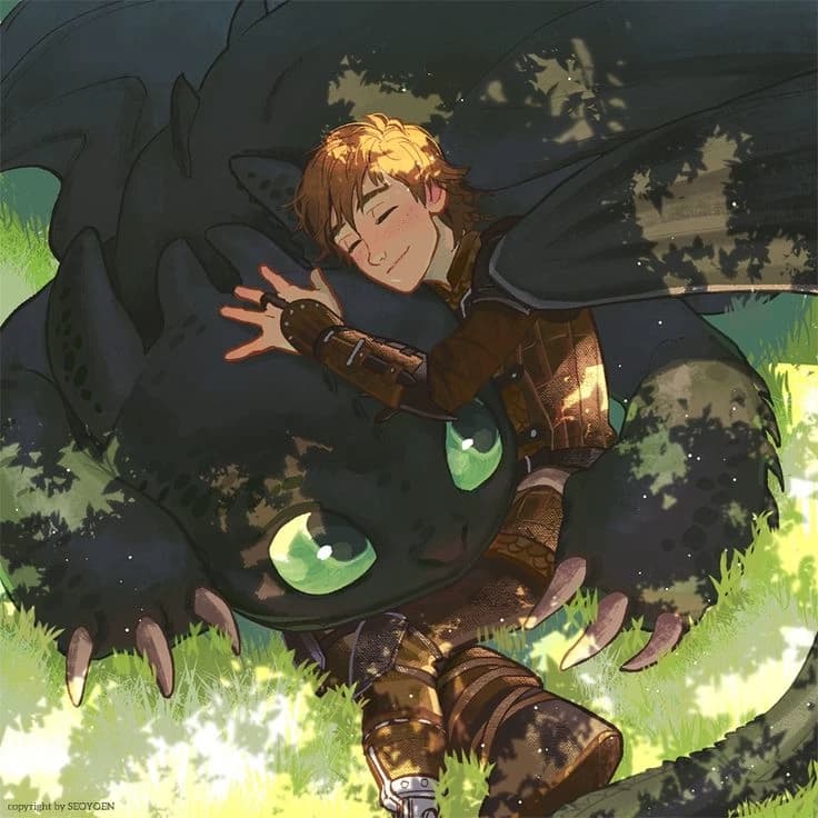 Toothless and Hiccup thumbnail