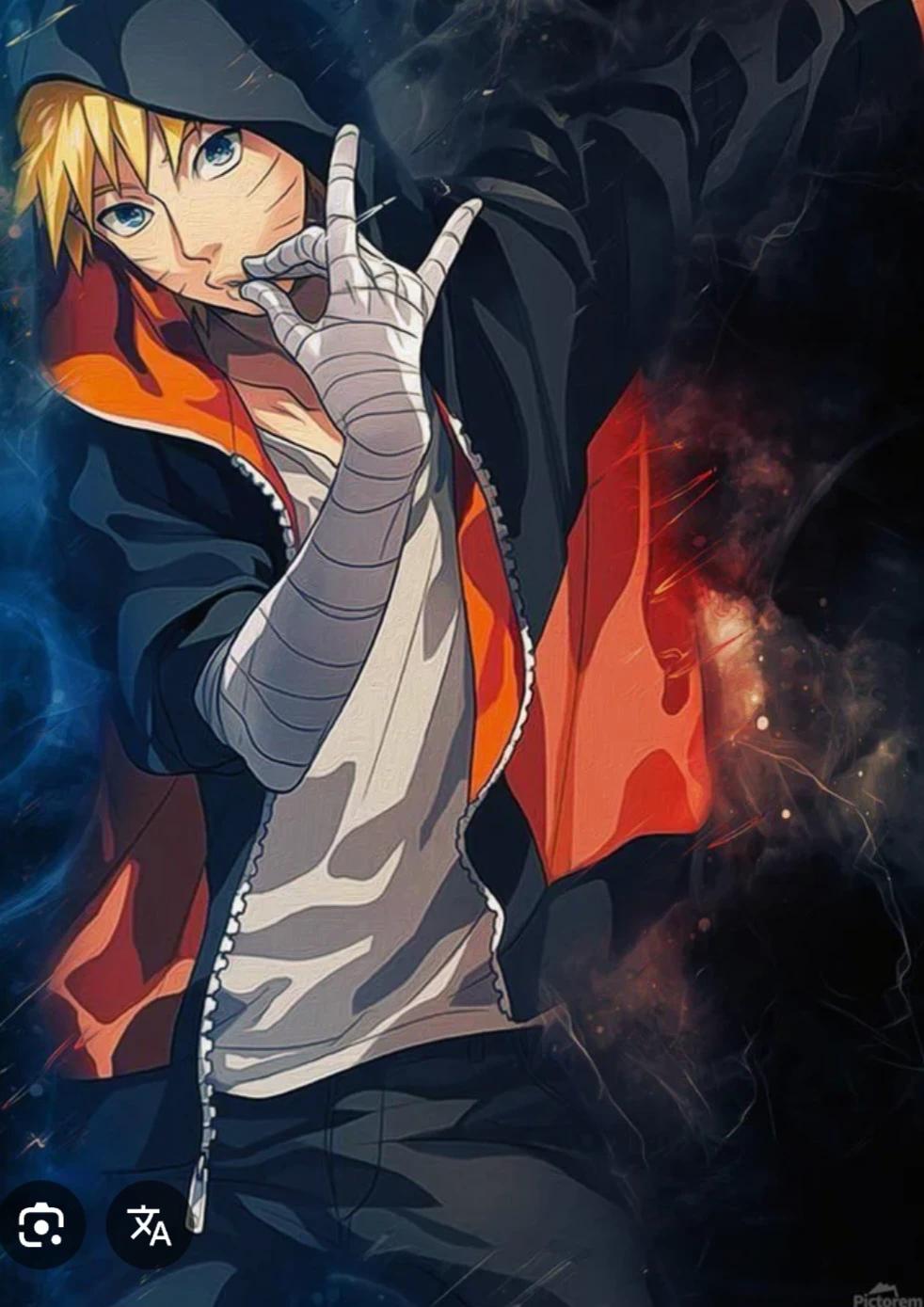 Naruto being YouTube thumbnail