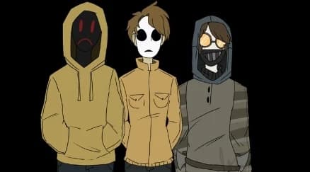 Masks (Tim)(, Brian (Hoodie), Joseph and Jessica thumbnail
