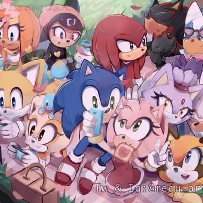 Sonic and his friends thumbnail