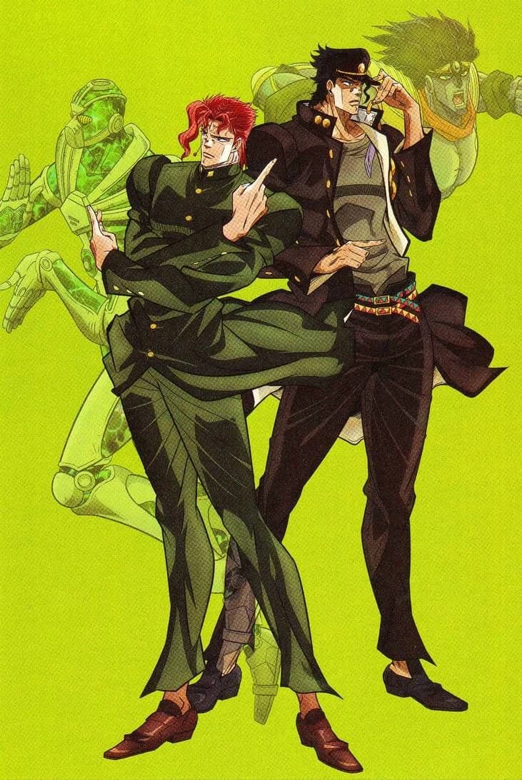 Kakyoin and jotaro thumbnail
