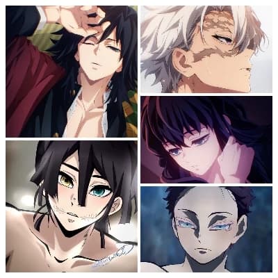 Your five husbands|| Hakuji, Giyuu, Obanai, Muichiro and Sanemi. thumbnail