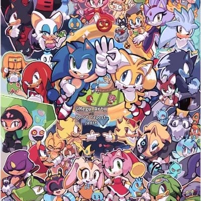 Sonic and his friends at a private school thumbnail