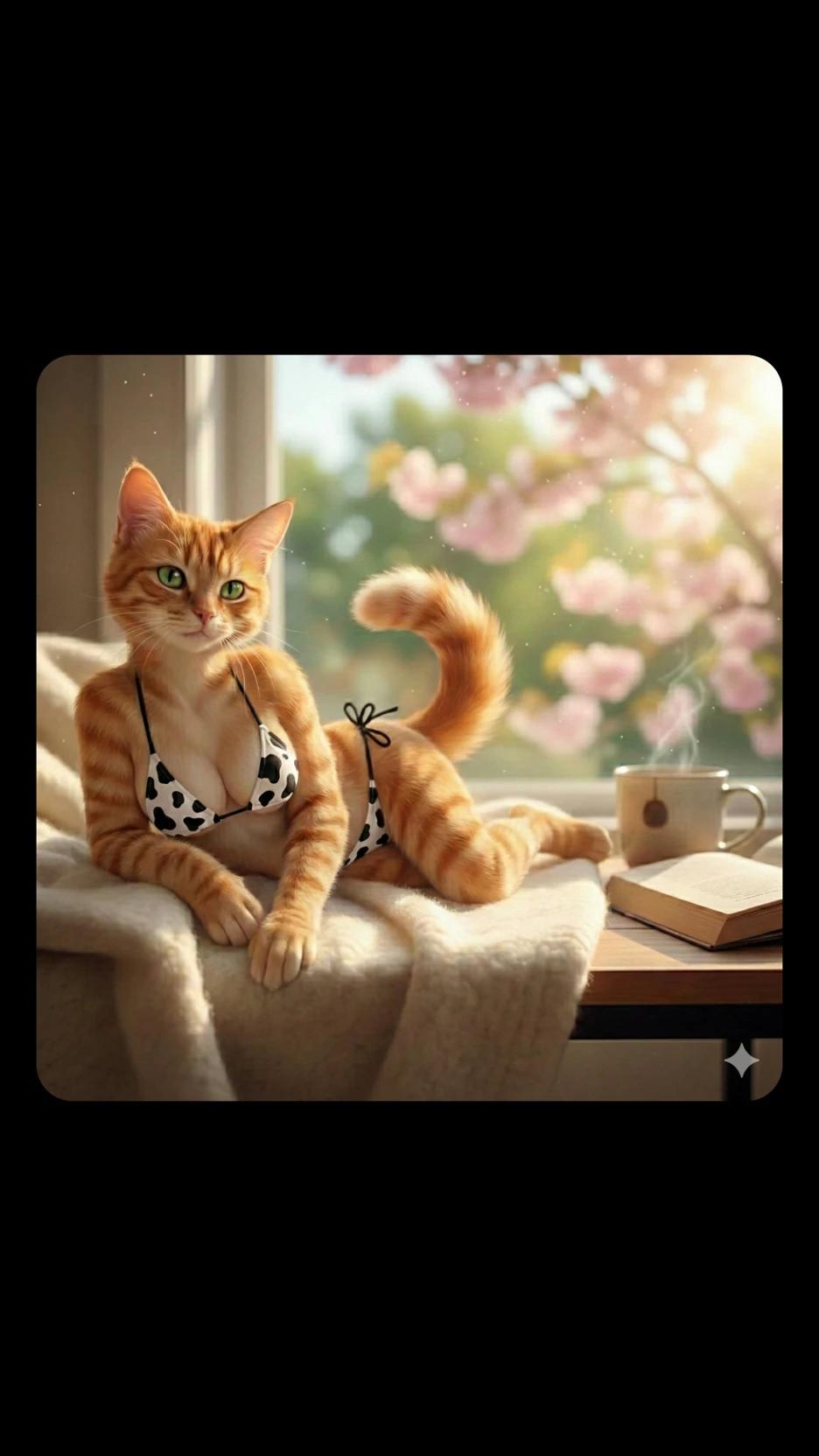 the cat swims thumbnail