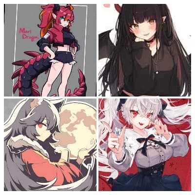 Mari, Luna, Aurora, and Ana (bullies at the monster school) thumbnail