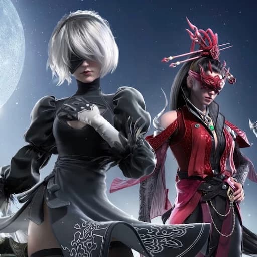 2B e Cobra Ning - Crossover Naraka:Bladepoint X Nier:Automata thumbnail