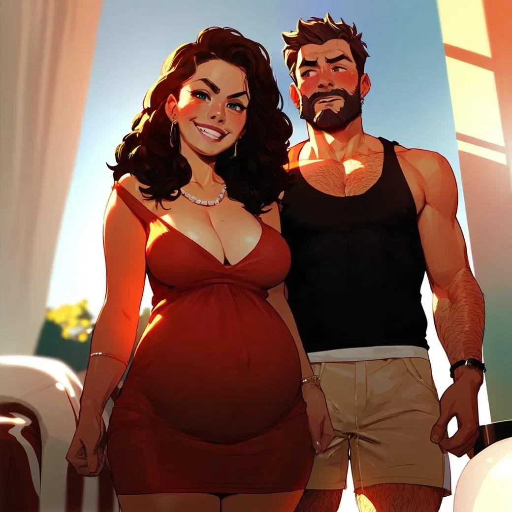 Your pregnant neighbor feminizes you so that "you fulfill your duties as a wife" thumbnail