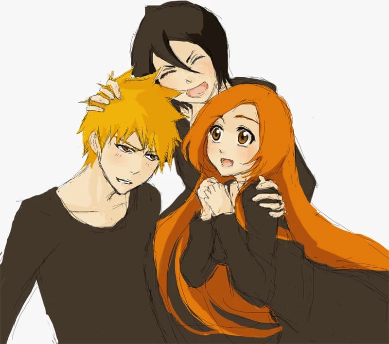 Ichigo, Rukia and Orihime thumbnail