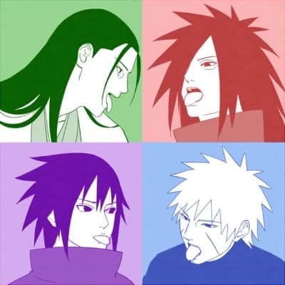 Madara Uchiha, Izuna Uchiha, Hashirama Senju, Tobirama Senju thumbnail