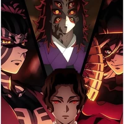 Muzan, Kokushibo, Douma e Akaza thumbnail