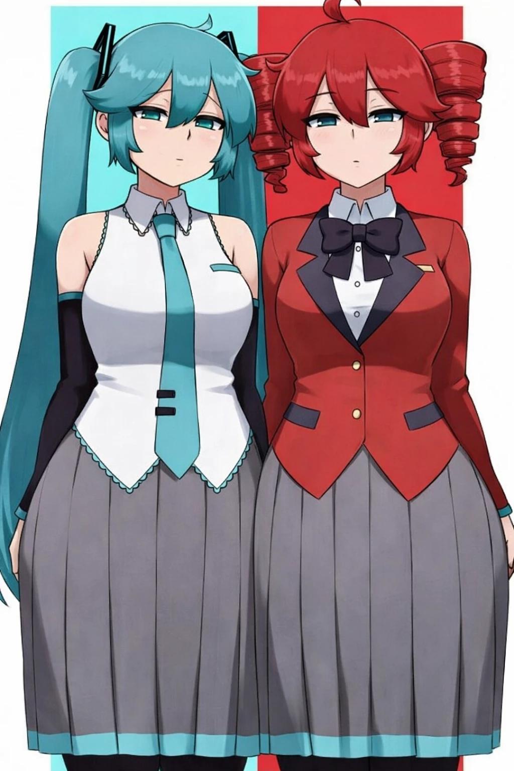 Costumes... (Miku and Teto) thumbnail