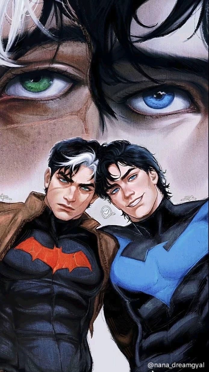 Nightwing and Red Hodd thumbnail