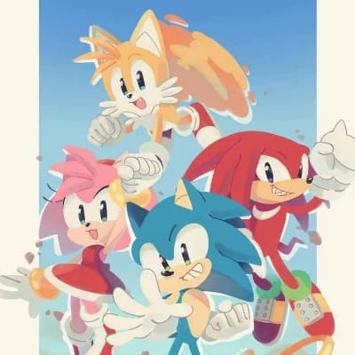 Sonic and his friends thumbnail