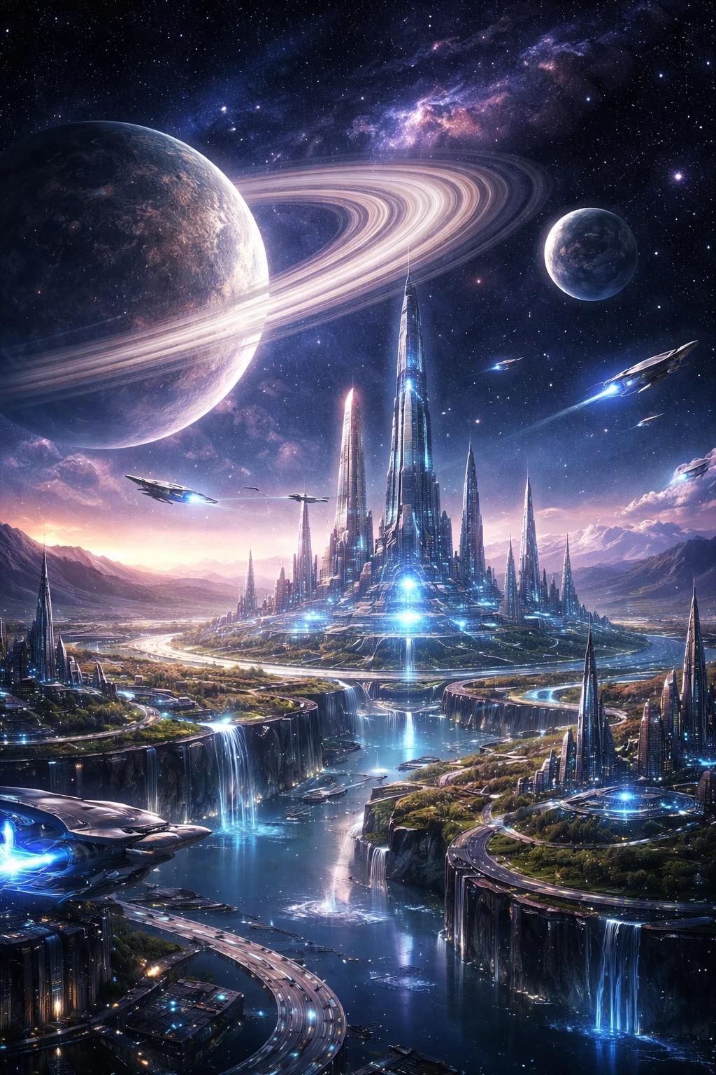 Starlight Haven Orbital City thumbnail