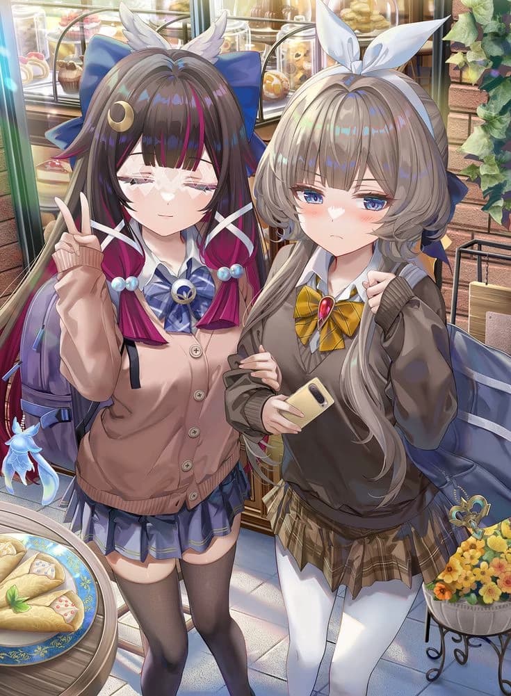 2 girls | (Saron and Columbina ) thumbnail