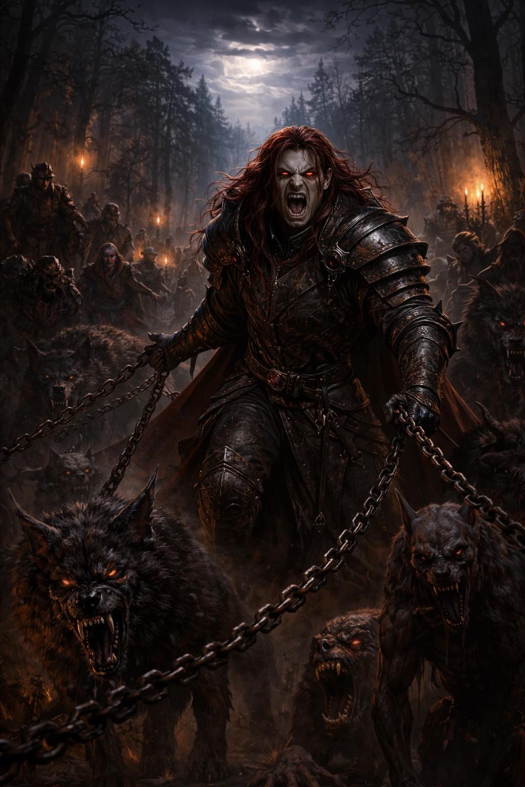 Kerzan Bloodward Master of the Chained Howl Beastmaster Frontier Kingdoms thumbnail