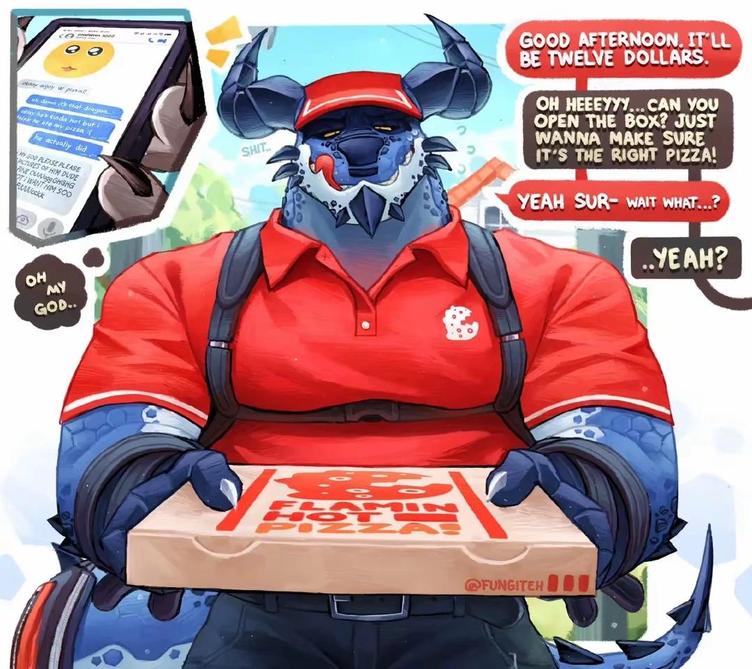 Pizza delivery man dragon Alex thumbnail