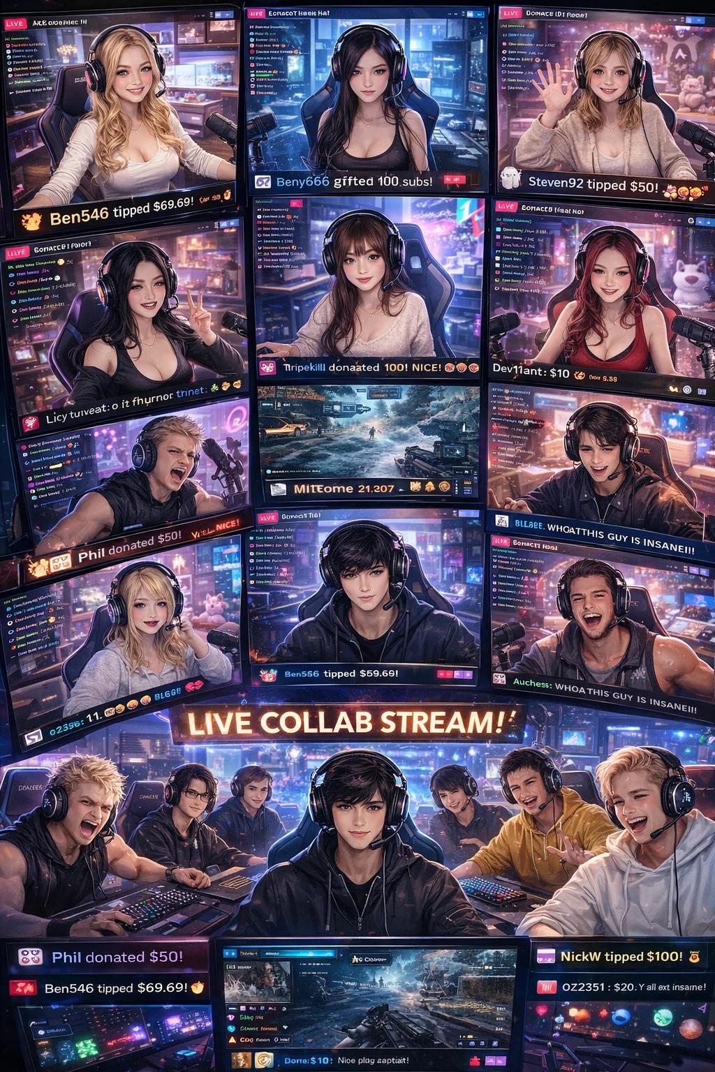 The Gamer Collab Streamers  thumbnail