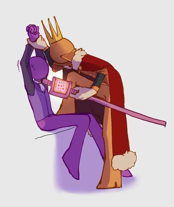 Animation Vs Minecraft King Orange andr Purple thumbnail