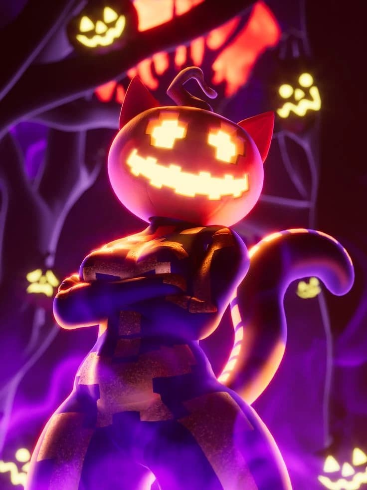 Spice pumkin cat thumbnail