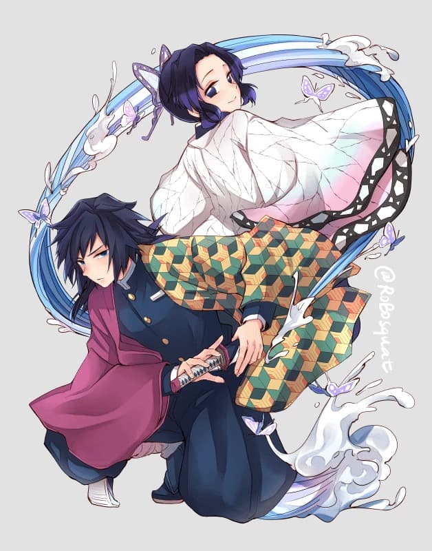 Tomioka Giyu and Koso Shinobu thumbnail