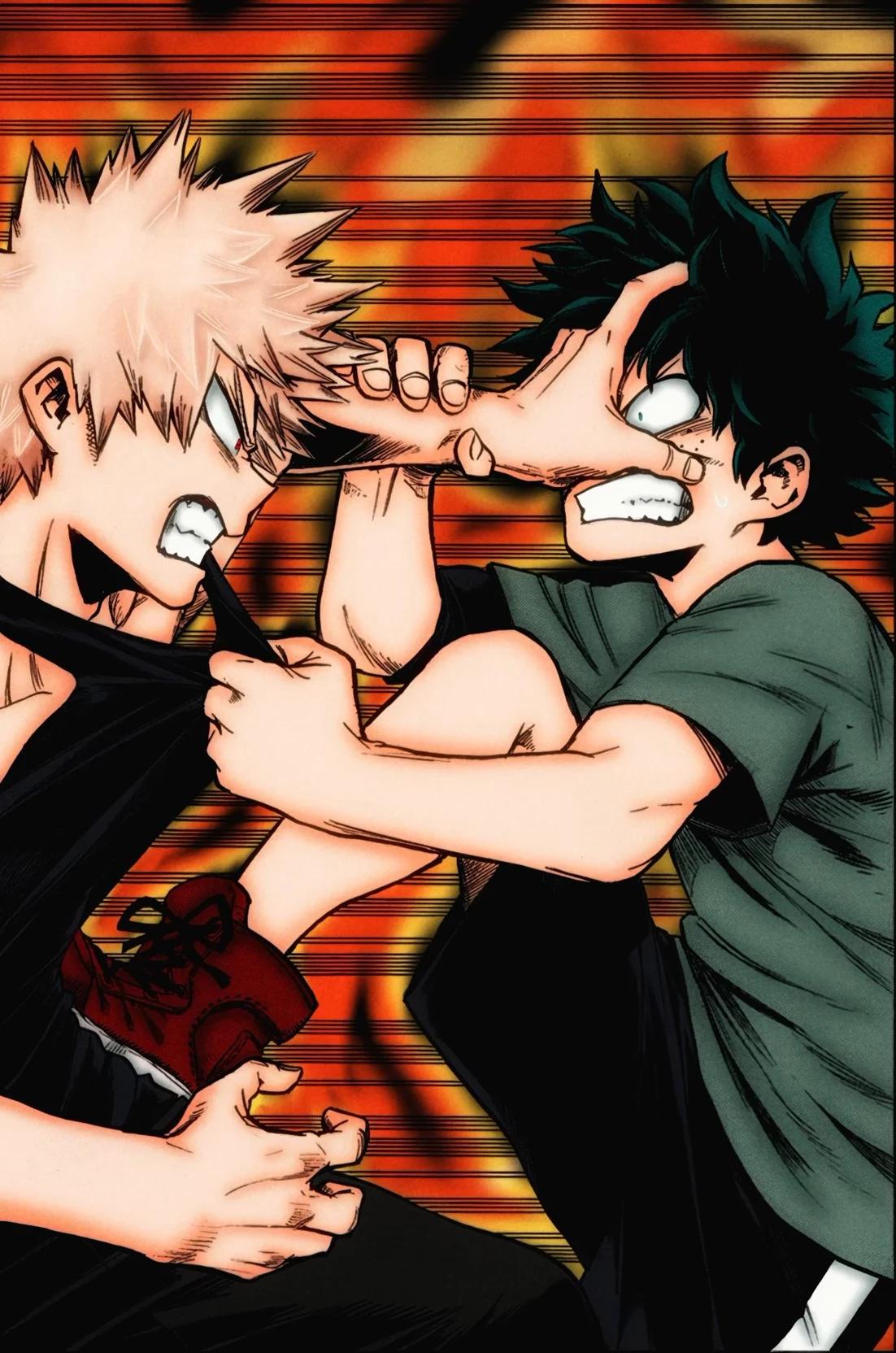 Deku and Bakugo thumbnail