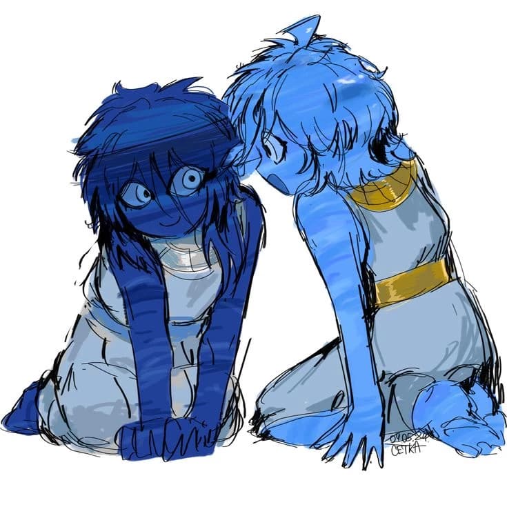 Neptune (you) and planet X when they were children 🩵💙 thumbnail