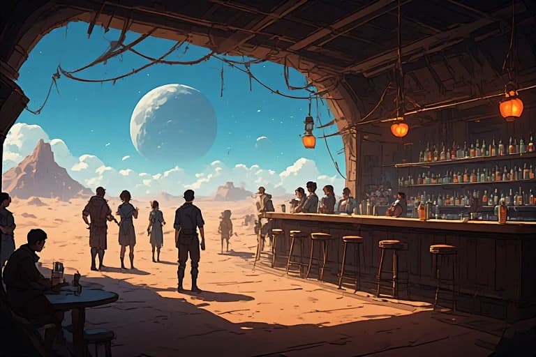 Desert planet bar (sci-fi) thumbnail