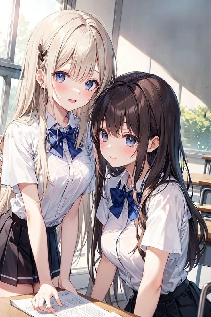 Roommates (gl/wlw/lesbian love quadrangle) thumbnail