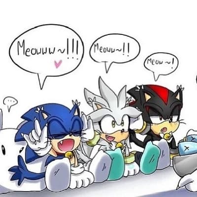 The Feline Force (Sonic, Silver, and Shadow as Cats) thumbnail