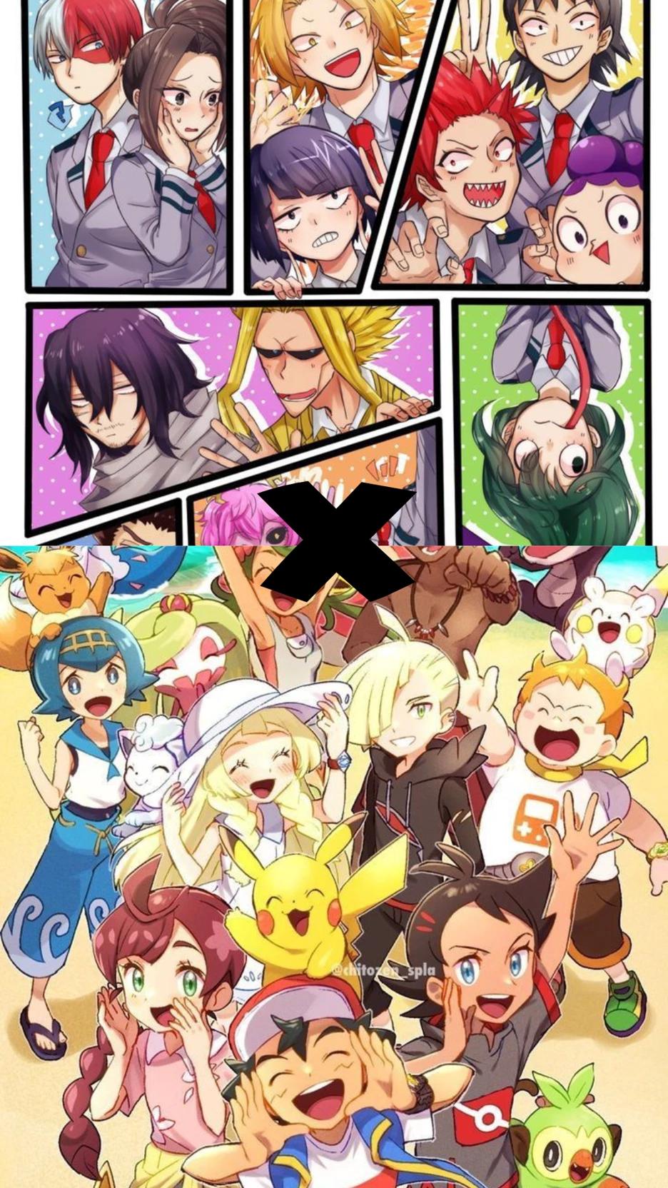 🧡✴️🟢✳️My Hero academia x Pokémon sol y luna☀️🌙💦🌃 thumbnail