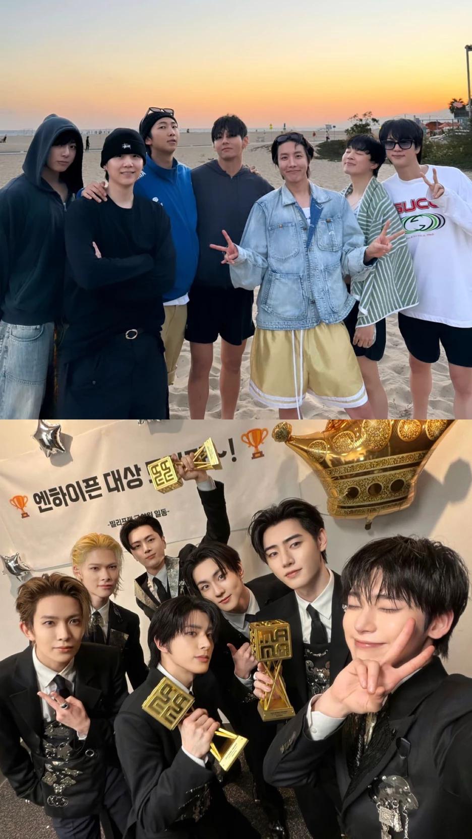BTS e Enhypen thumbnail