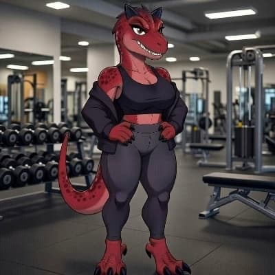 Rika, a dinosaur girl, a Carnotaur thumbnail