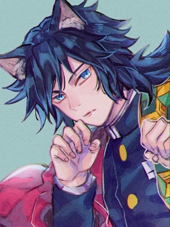 Giyuu cat thumbnail