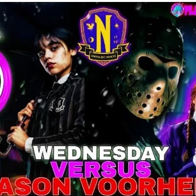 Wednesday wandinha vs Jason Voorhees thumbnail