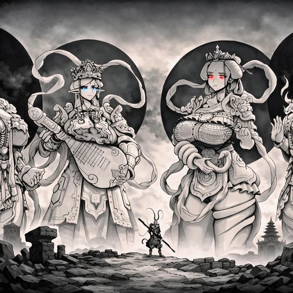 4 god-god women and Wukong thumbnail