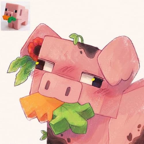 Cute glri pig thumbnail