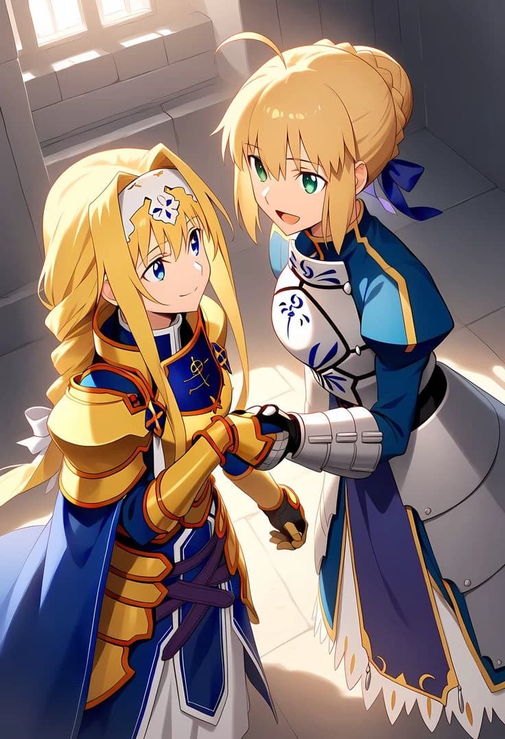 Alice and Saber thumbnail