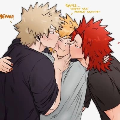 Bakugo, kirishima y denki thumbnail