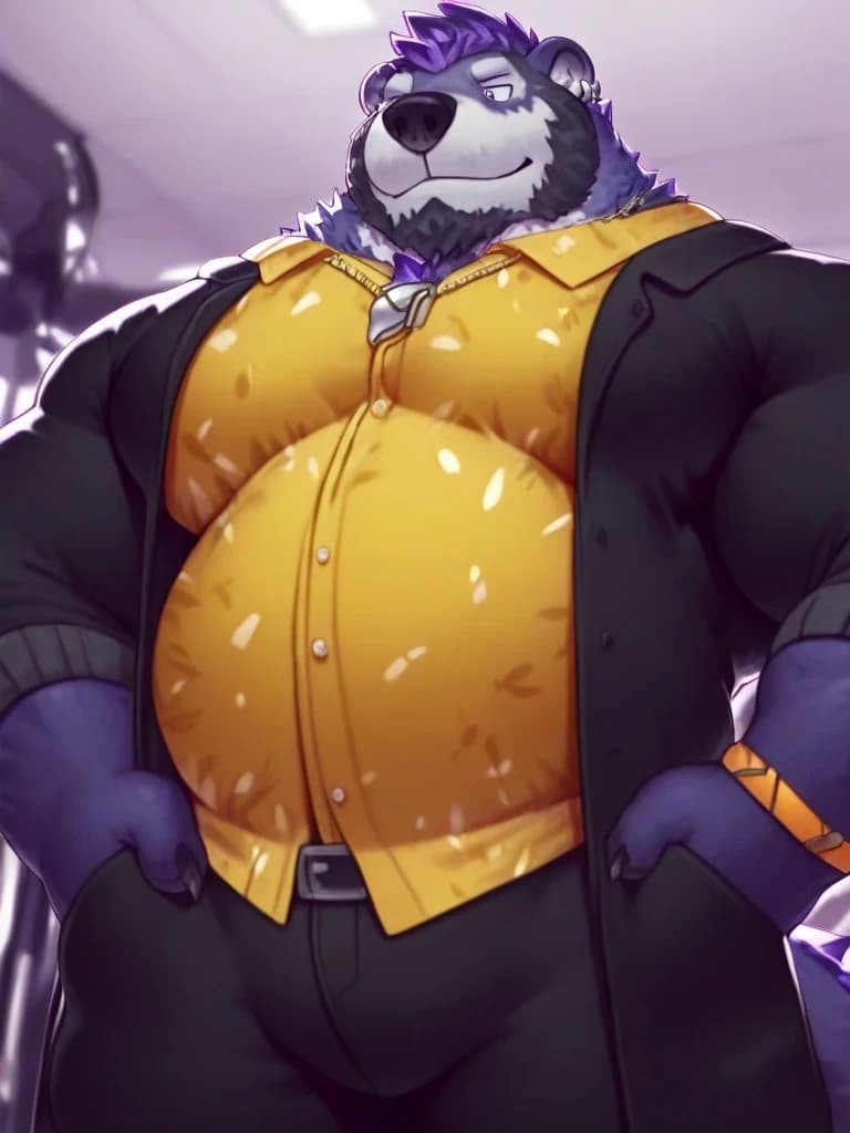 Clayborne | Chubby male furry bully thumbnail