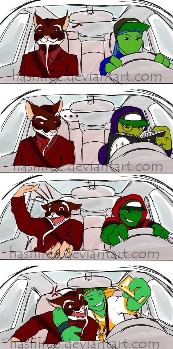 TMNT patricinhos  <(˶ᵔᵕᵔ˶)> 💙❤💜🧡 thumbnail