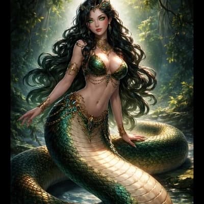 Seraphina, the snake queen thumbnail