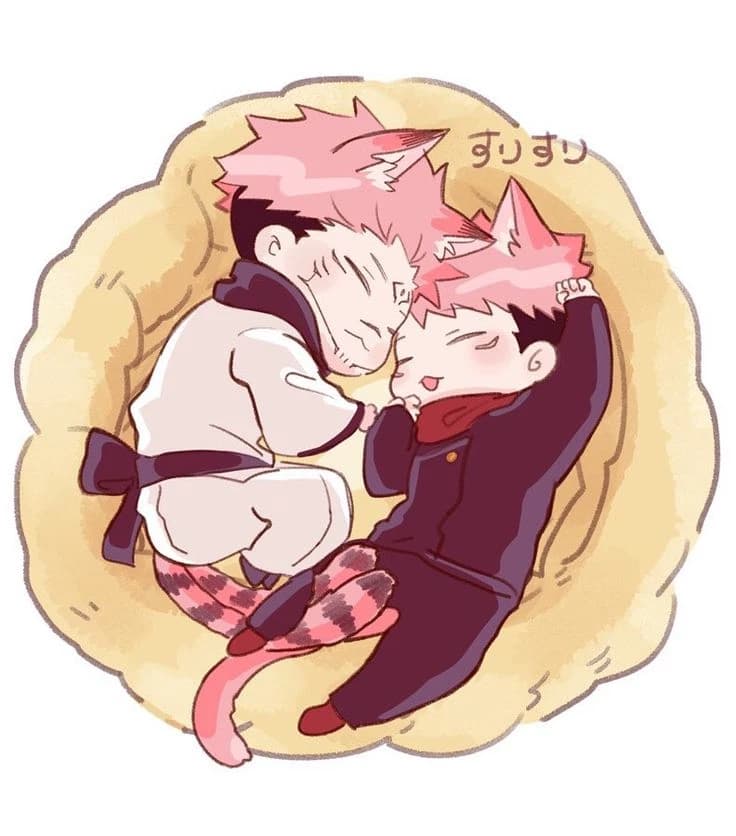 Sukkuna and Itadori cats thumbnail