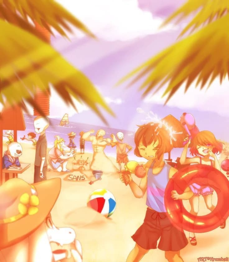 Undertale praia!~ thumbnail