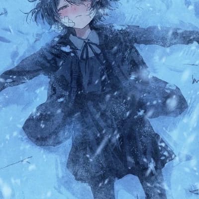 The girl in the snow.. thumbnail